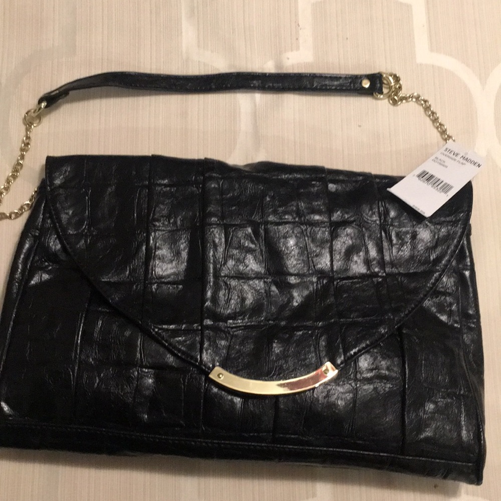 Croc print going out bag